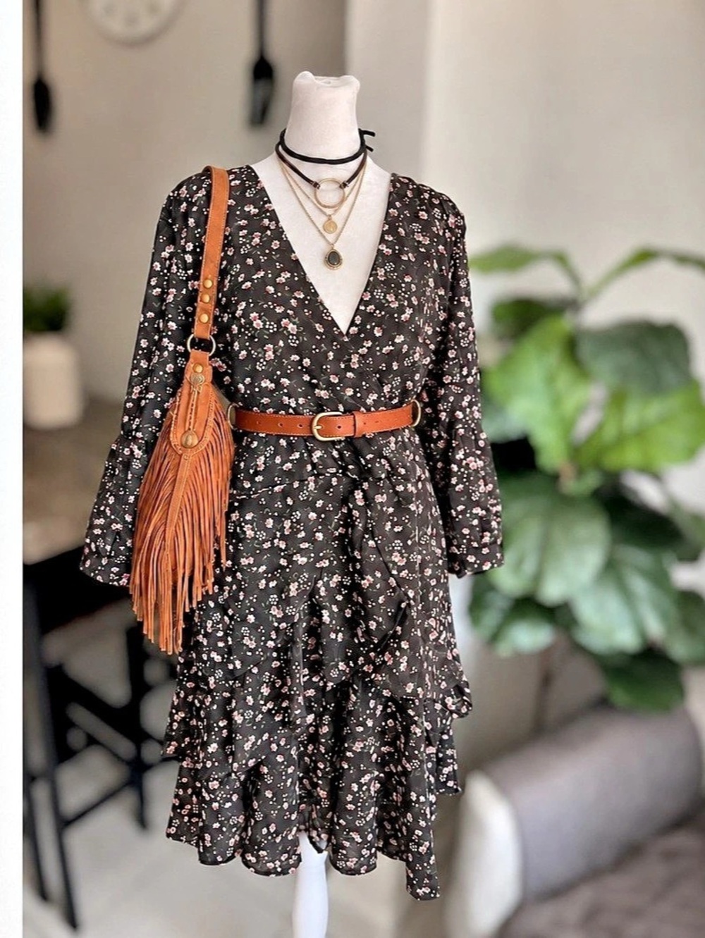 ZAC & RACHEL Floral Mini Dress 3XL Like New